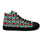 DMV 0286 Vintage Artsy Women’s high top canvas shoes