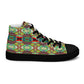 DMV 0942 Avant Garde Artsy Women’s high top canvas shoes