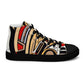 DMV 1039 Boho Women’s high top canvas shoes