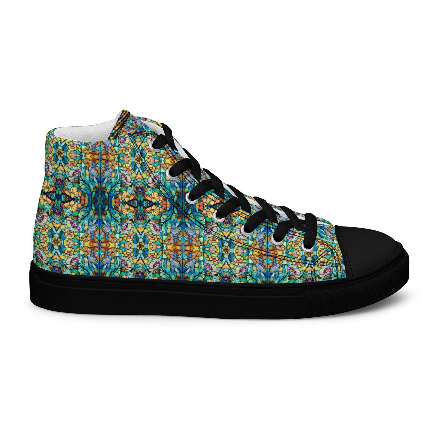 DMV 0588 Chic Boho Women’s high top canvas shoes