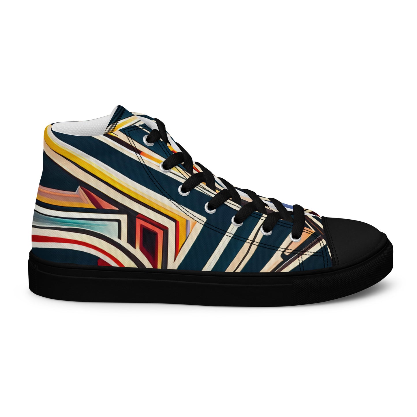 DMV 1607 Boho Women’s high top canvas shoes