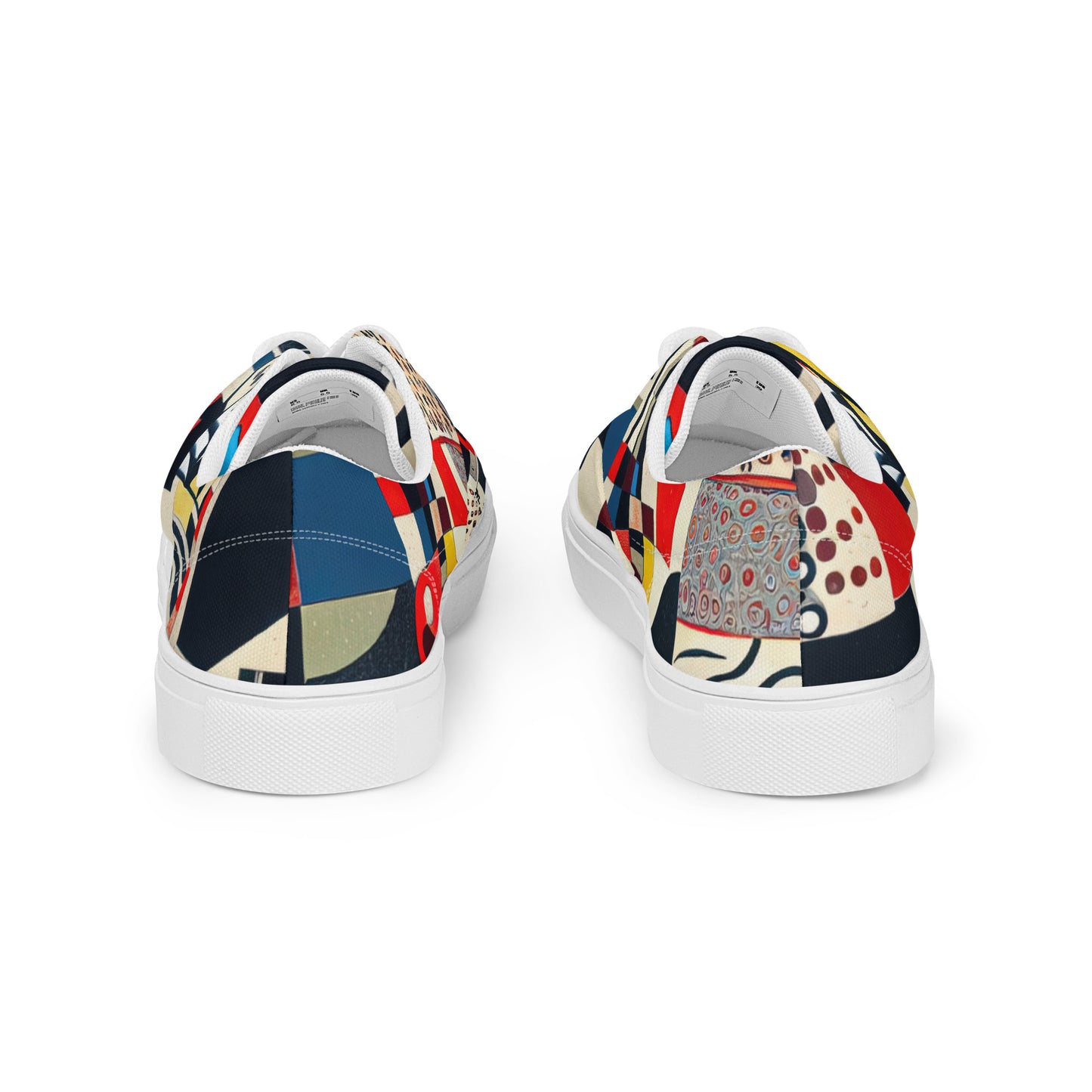 DMV 0141 Retro Art Women’s lace-up canvas shoes