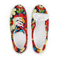 DMV 0178 Floral Women’s lace-up canvas shoes