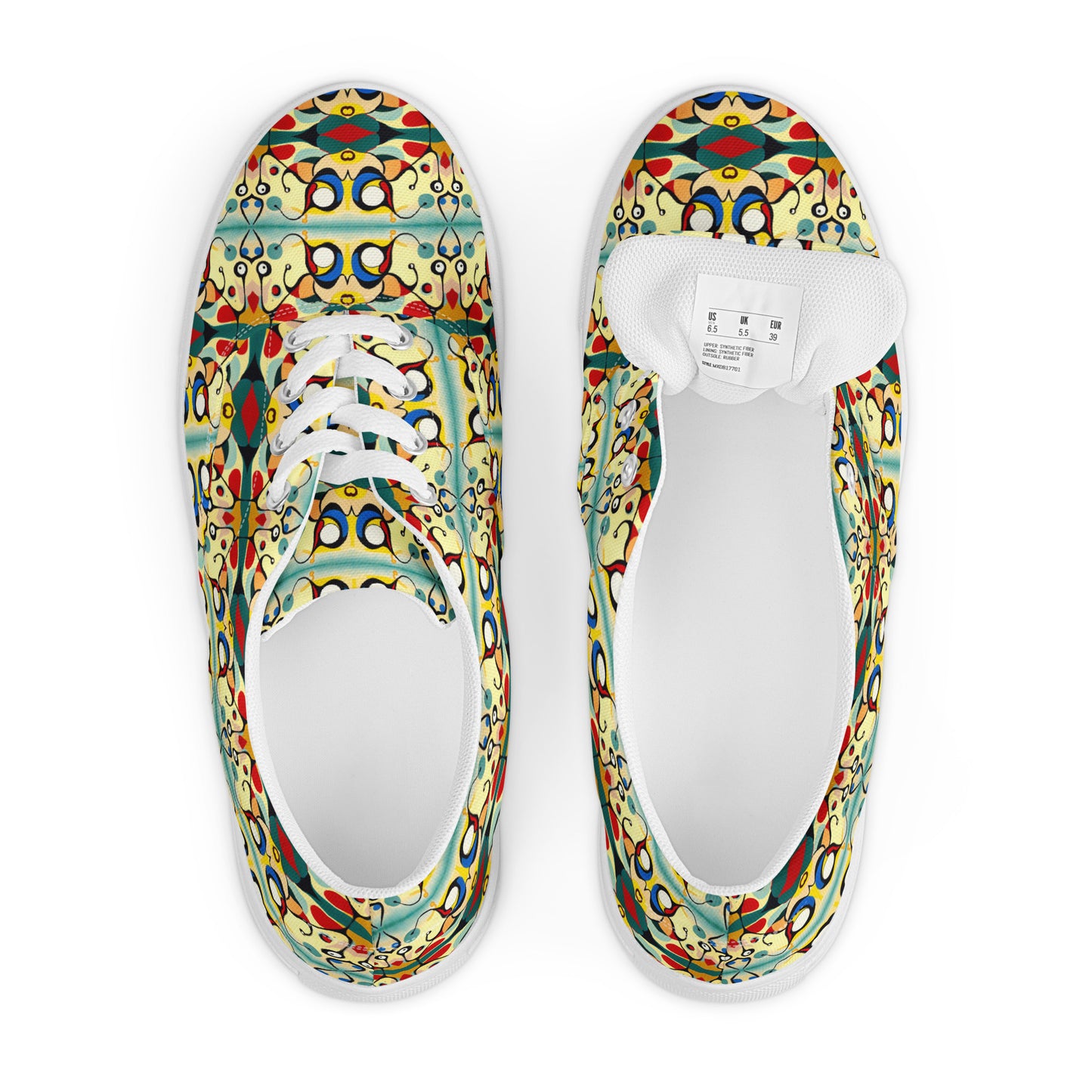 DMV 0405 Vintage Artsy Women’s lace-up canvas shoes