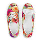 DMV 0424 Floral Women’s lace-up canvas shoes