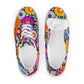 DMV 0667 Floral Women’s lace-up canvas shoes