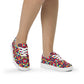 DMV 0003 Vintage Artsy Women’s lace-up canvas shoes