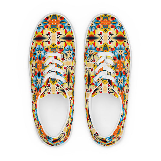 DMV 0103 Vintage Artsy Women’s lace-up canvas shoes