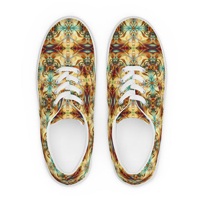 DMV 0123 Chic Boho Women’s lace-up canvas shoes