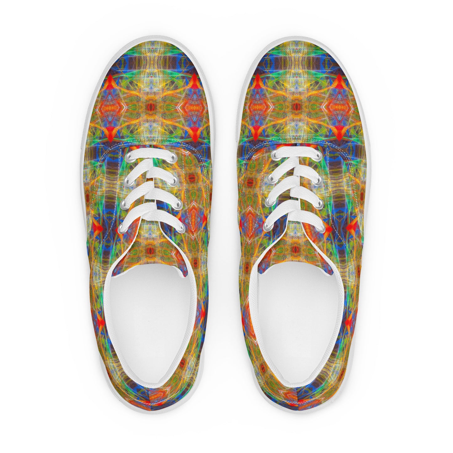 DMV 0191 Avant Garde Artsy Women’s lace-up canvas shoes