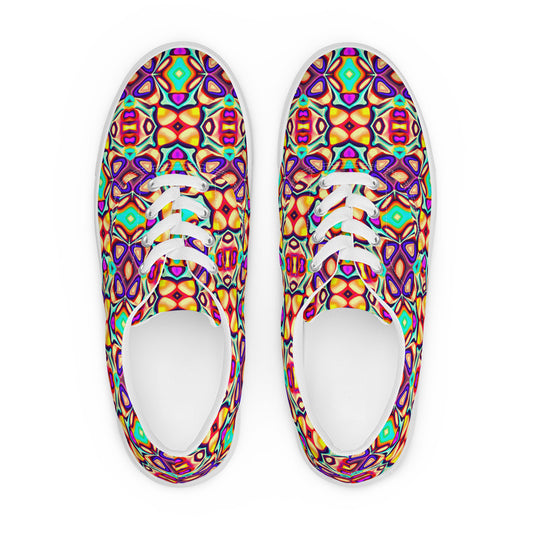 DMV 1357 Psy Artsy Women’s lace-up canvas shoes
