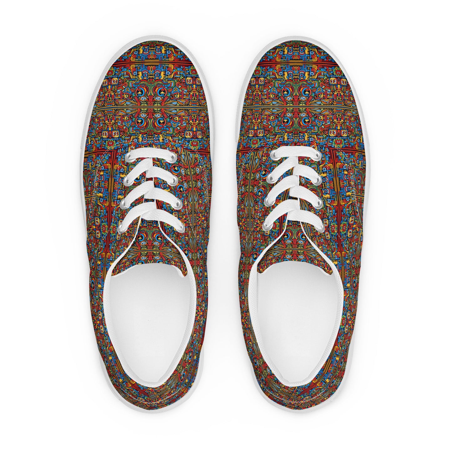 DMV 1358 Psy Artsy Women’s lace-up canvas shoes