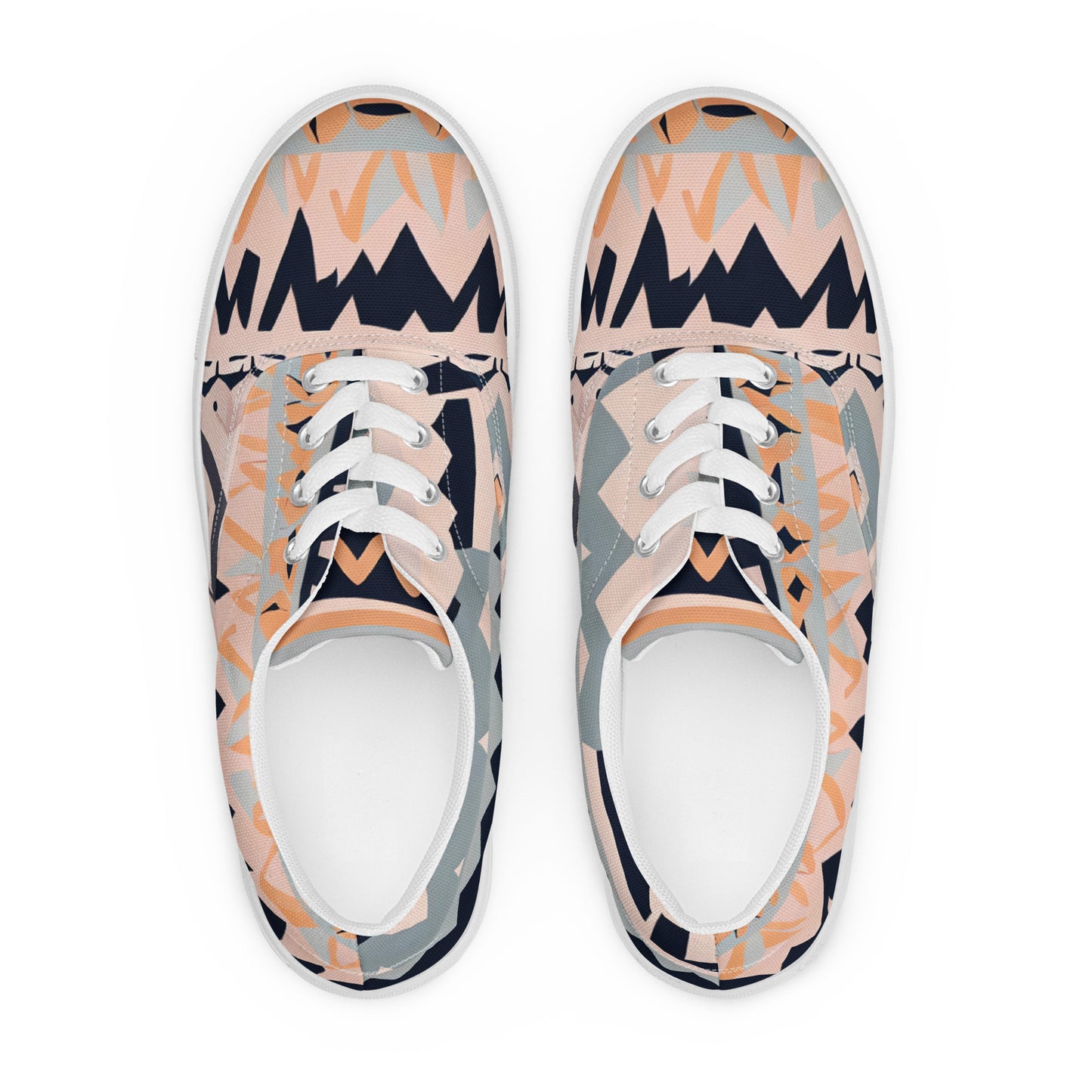 DMV 1345 Boho Women’s lace-up canvas shoes