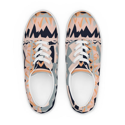 DMV 1345 Boho Women’s lace-up canvas shoes