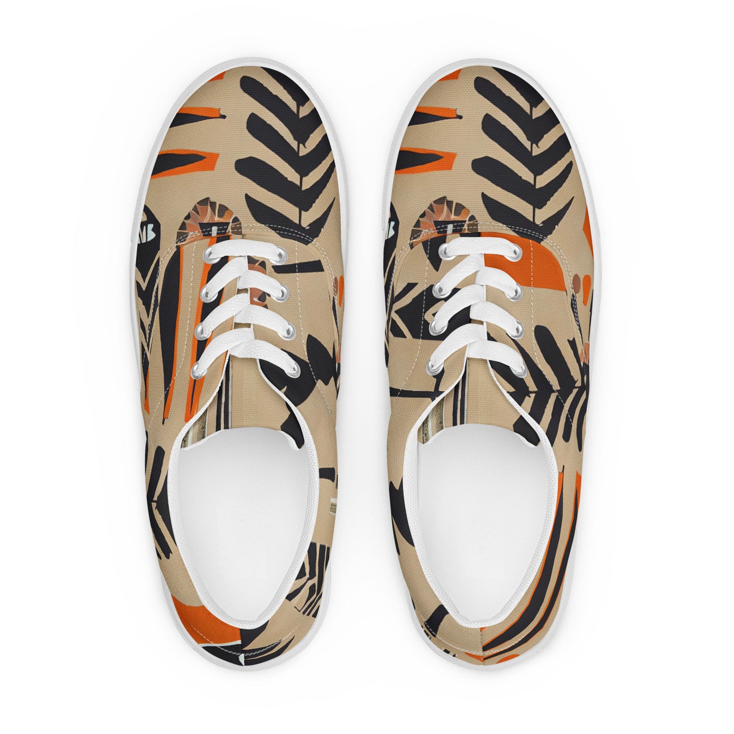 DMV 0202 Boho Women’s lace-up canvas shoes