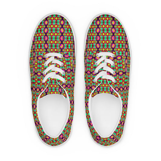 DMV 1343 Psy Artsy Women’s lace-up canvas shoes