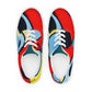 DMV 0958 Retro Art Women’s lace-up canvas shoes