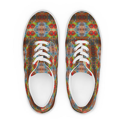 DMV 0774 Avant Garde Artsy Women’s lace-up canvas shoes