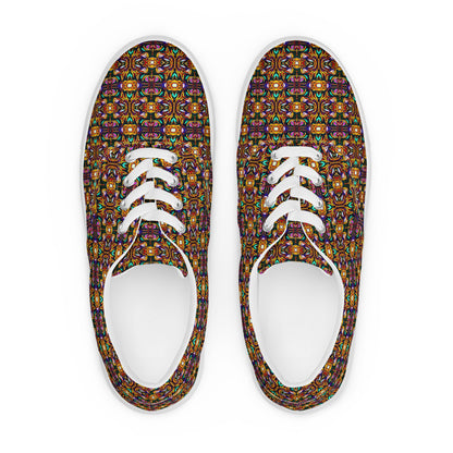 DMV 1538 Psy Artsy Women’s lace-up canvas shoes