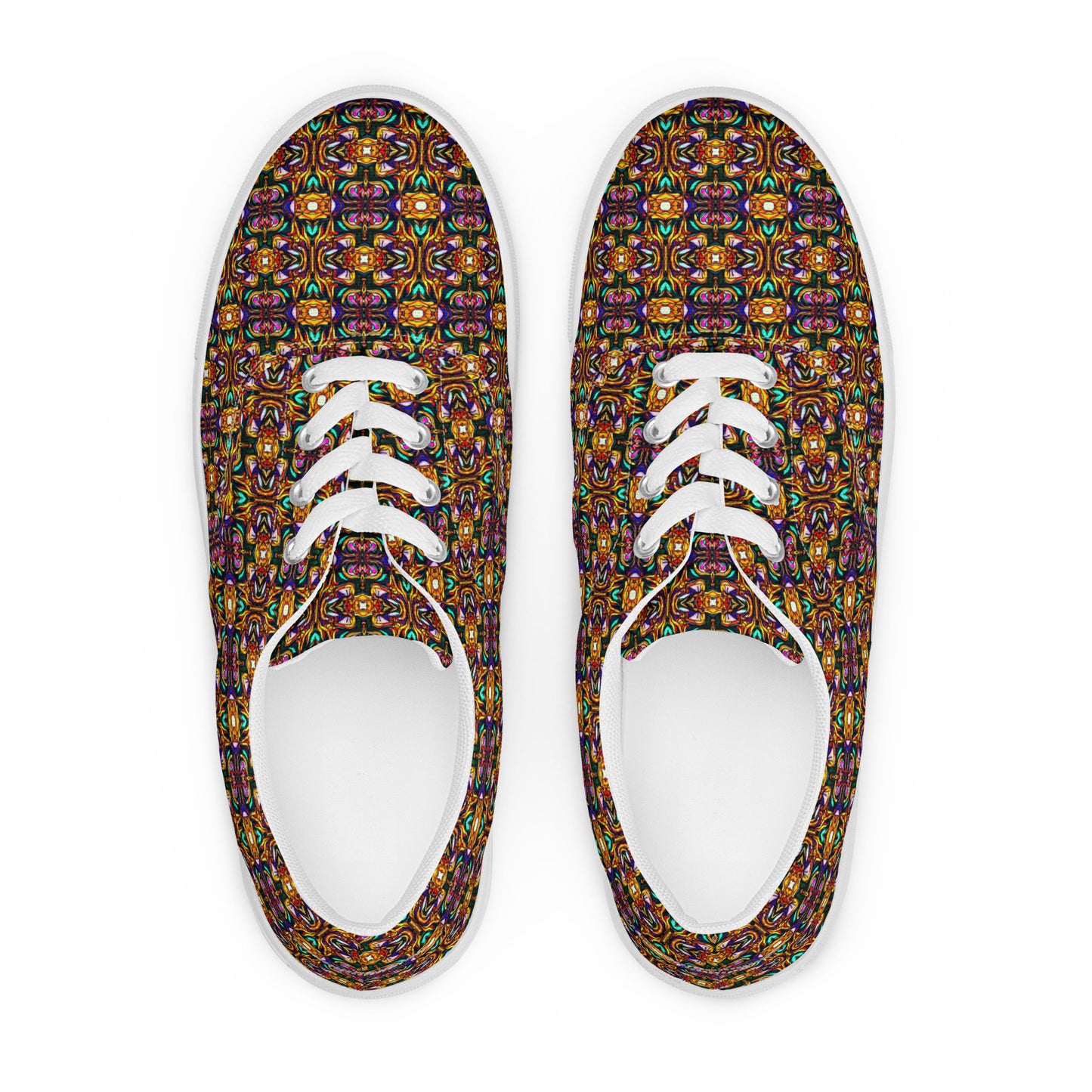 DMV 1538 Psy Artsy Women’s lace-up canvas shoes