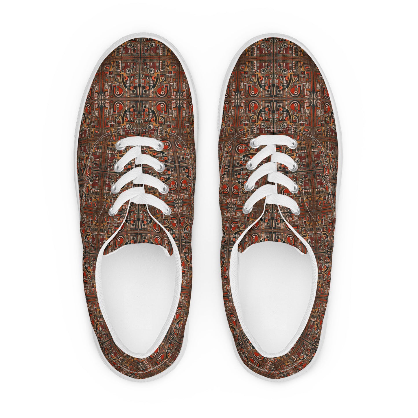 DMV 0732 Classic Boho Women’s lace-up canvas shoes