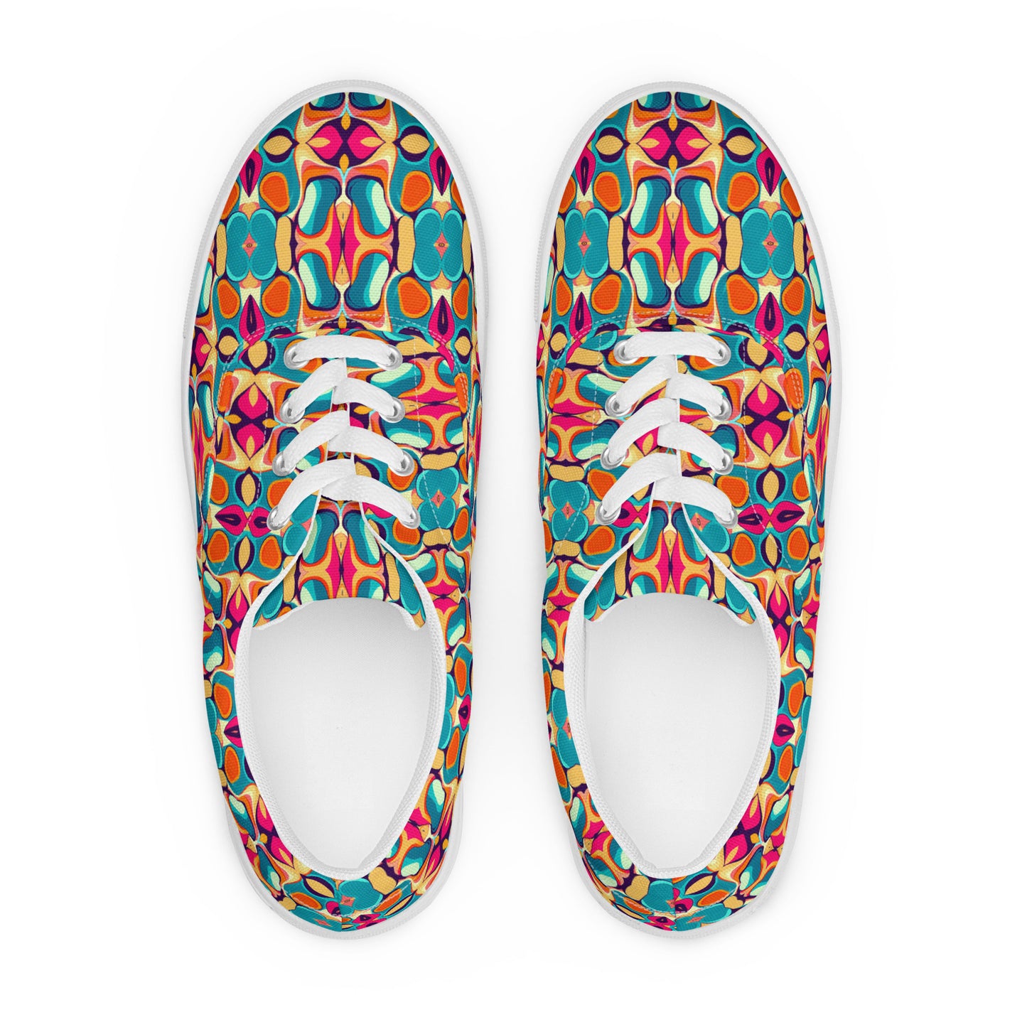 DMV 0338 Vintage Artsy Women’s lace-up canvas shoes