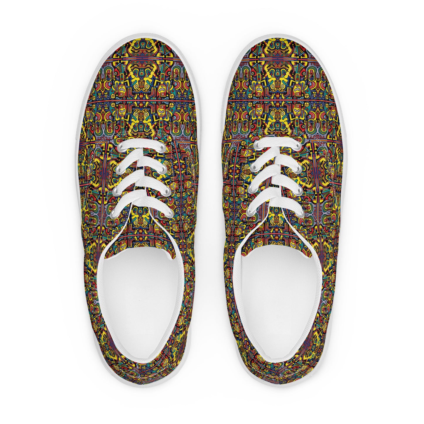 DMV 1079 Psy Artsy Women’s lace-up canvas shoes