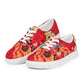 DMV 0105 Floral Women’s lace-up canvas shoes