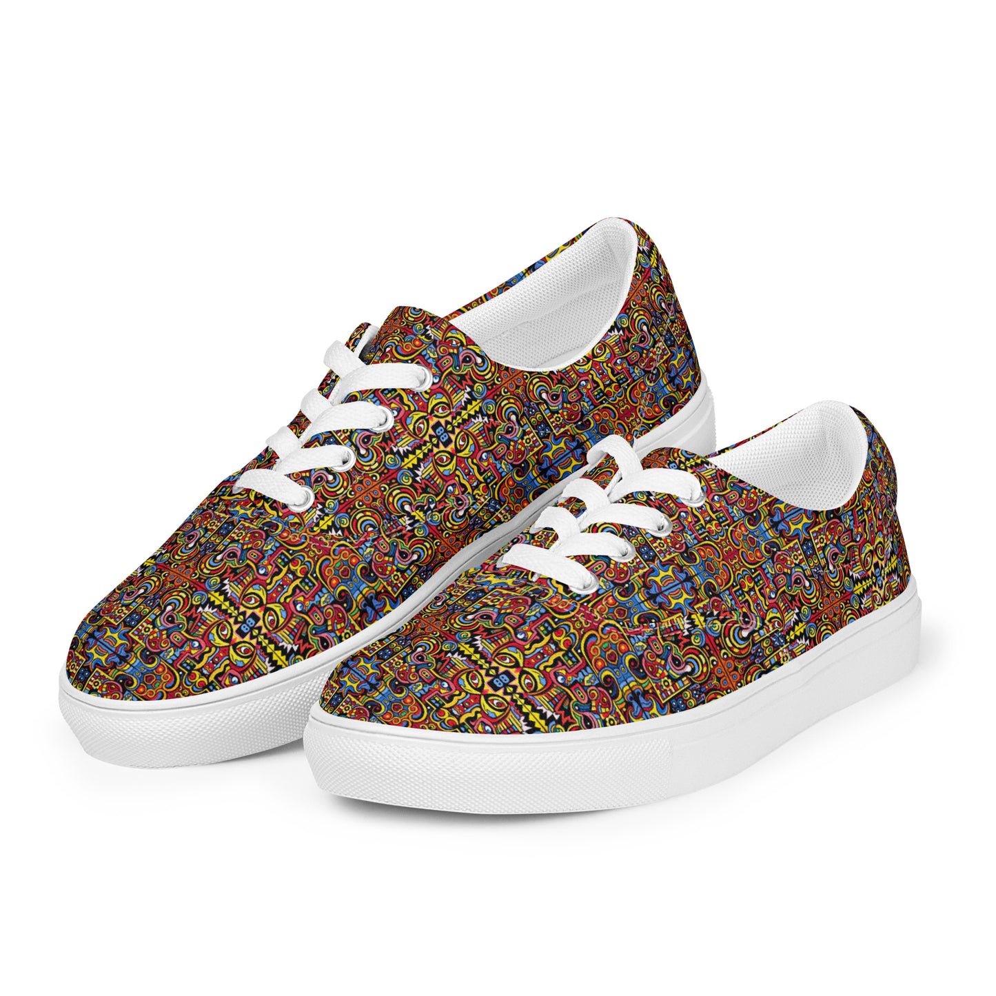 DMV 0108 Psy Artsy Women’s lace-up canvas shoes