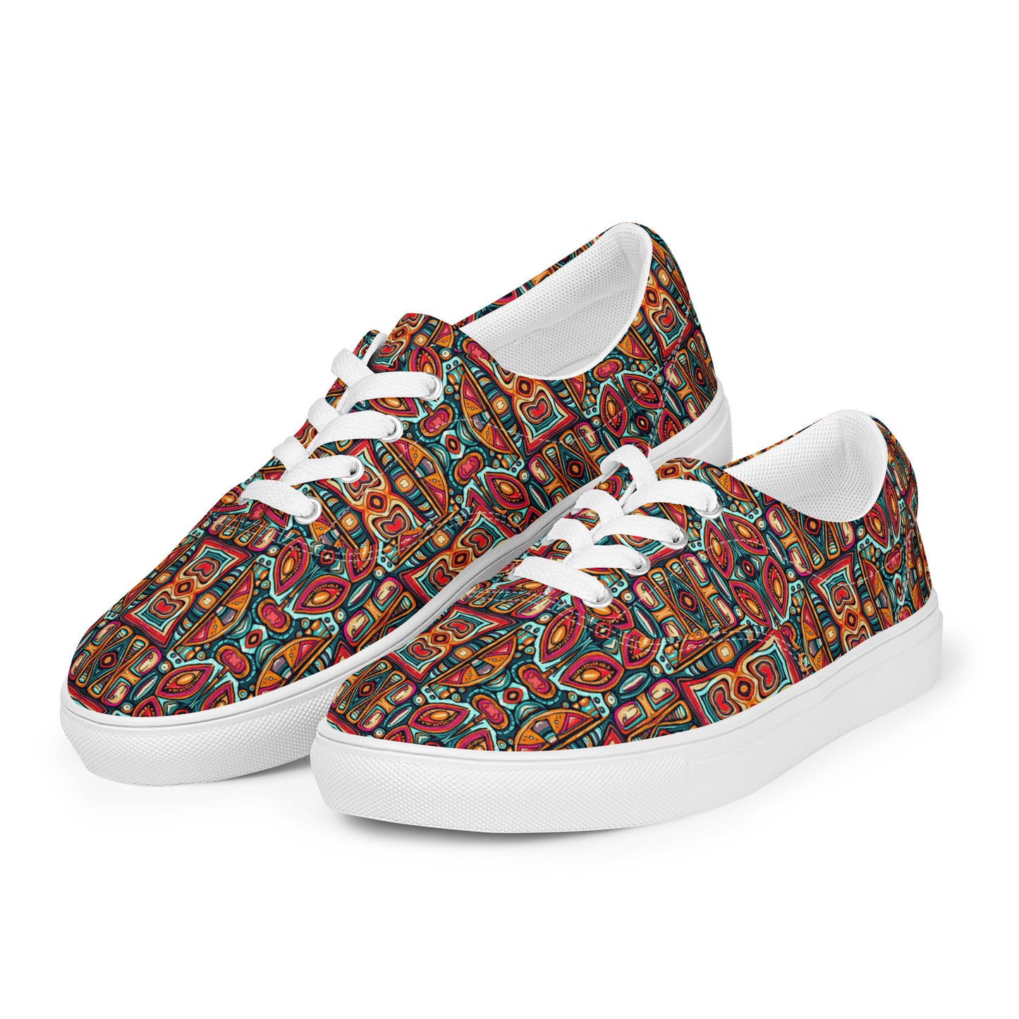 DMV 0113 Psy Artsy Women’s lace-up canvas shoes