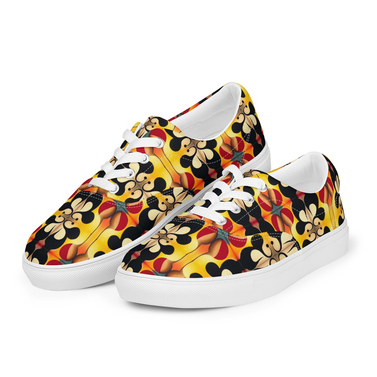 DMV 0215 Vintage Artsy Women’s lace-up canvas shoes