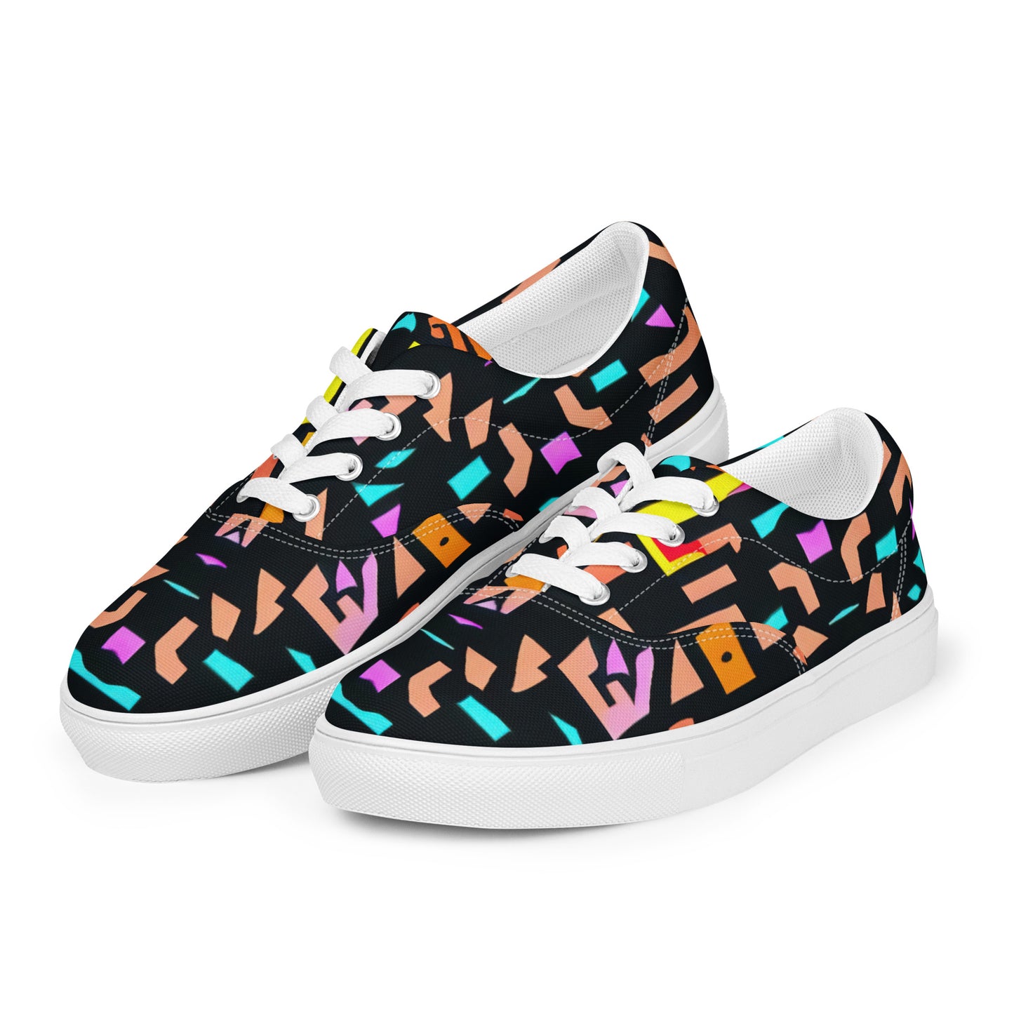 DMV 0147 Boho Women’s lace-up canvas shoes