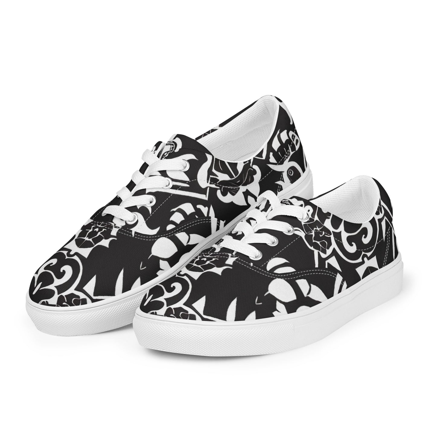 DMV 0140 Boho Women’s lace-up canvas shoes