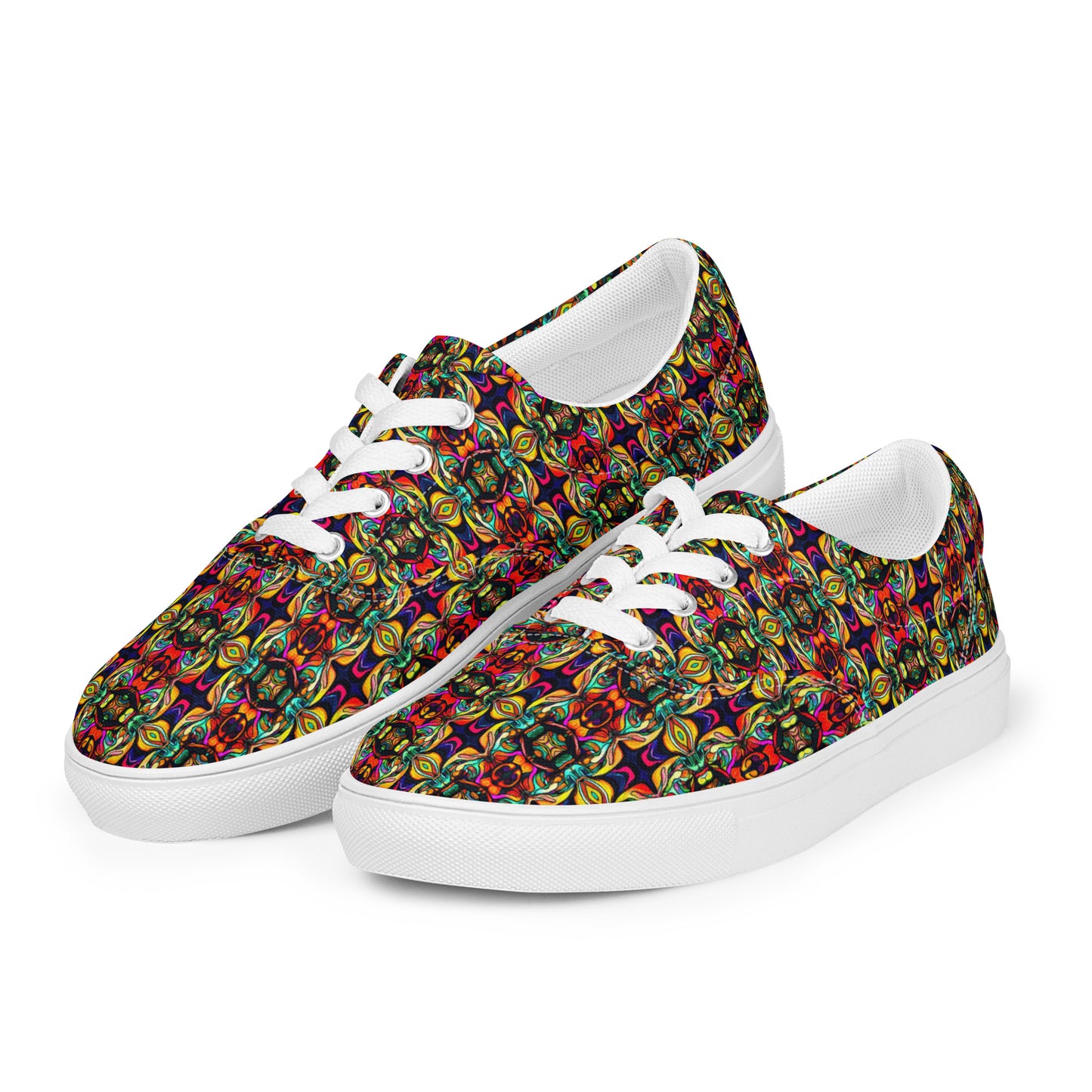 DMV 0166 Psy Artsy Women’s lace-up canvas shoes