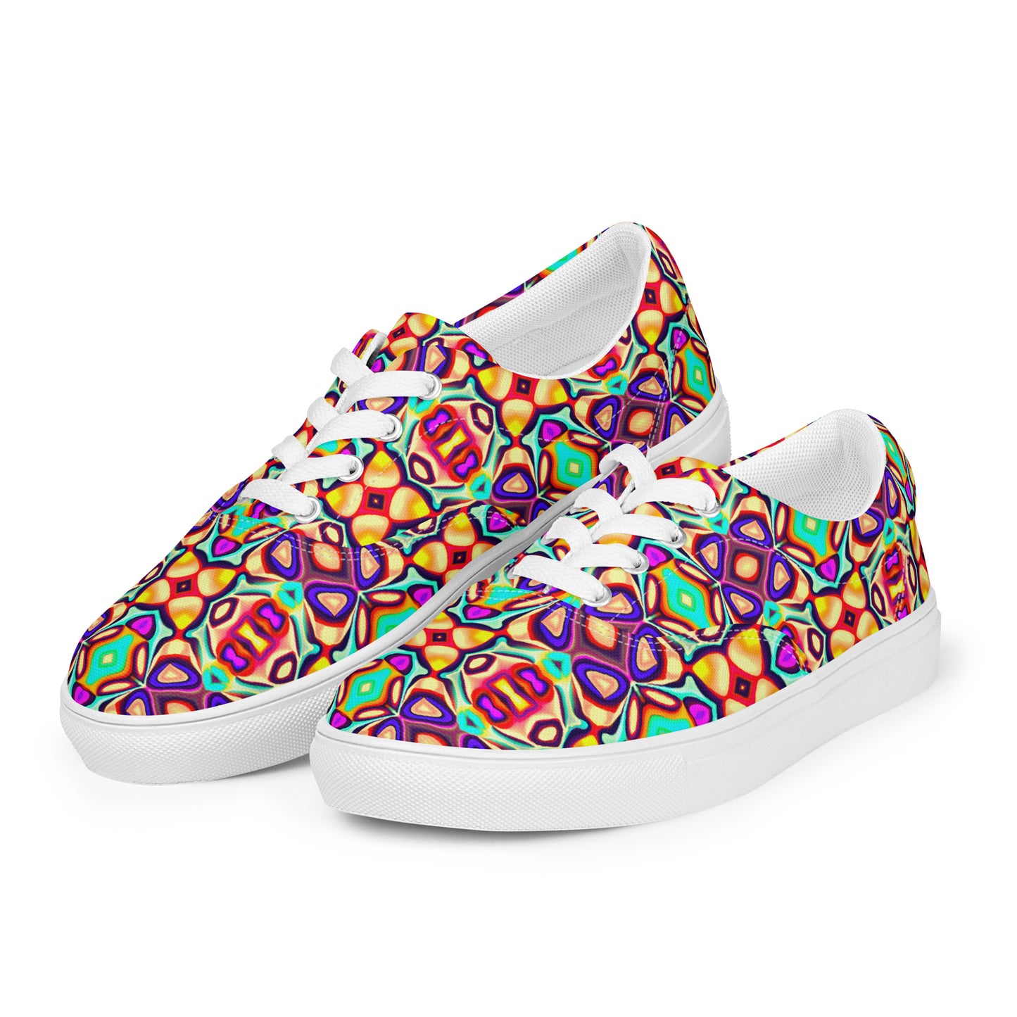 DMV 1357 Psy Artsy Women’s lace-up canvas shoes