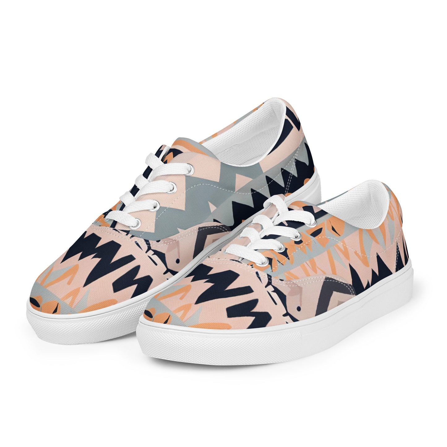 DMV 1345 Boho Women’s lace-up canvas shoes