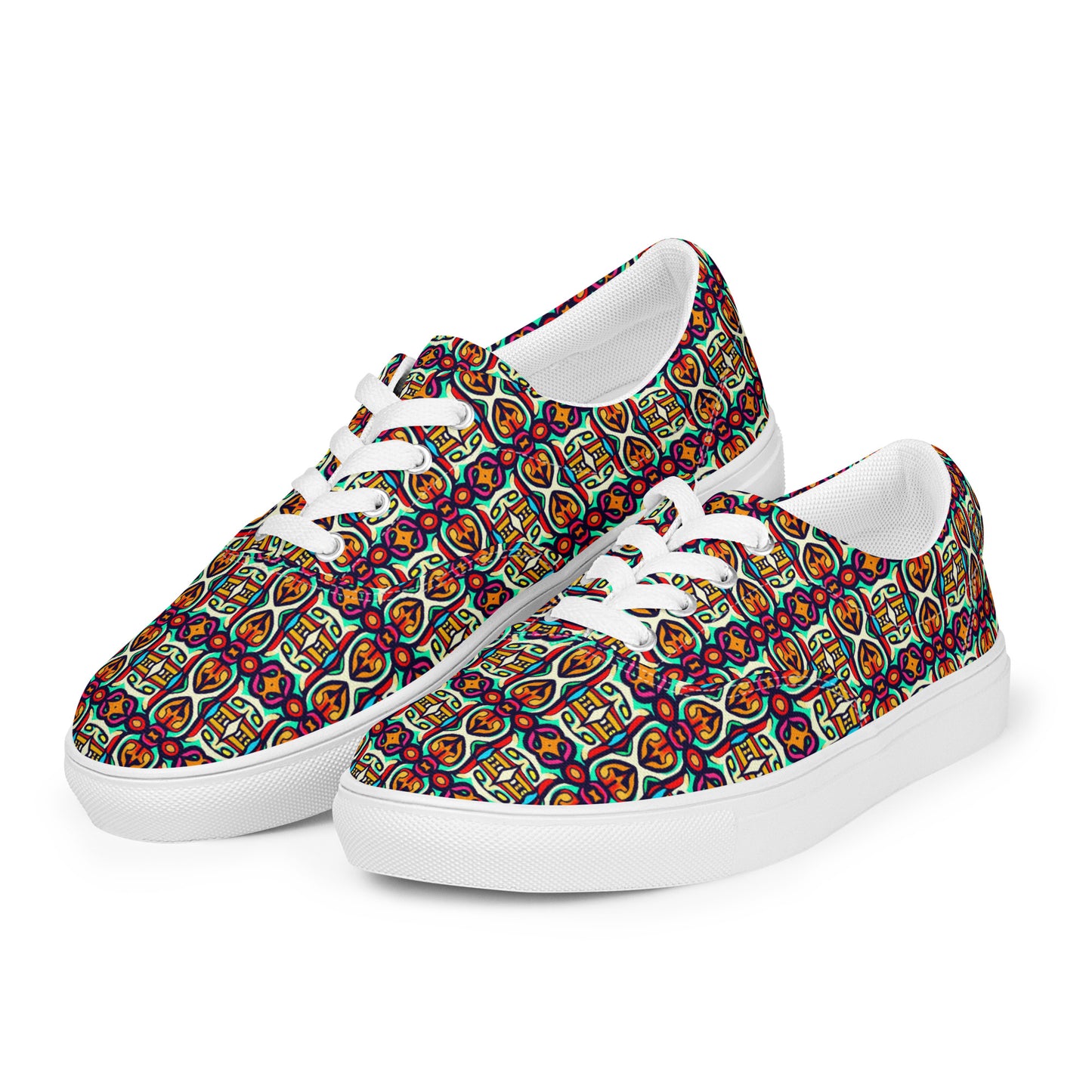 DMV 1348 Psy Artsy Women’s lace-up canvas shoes