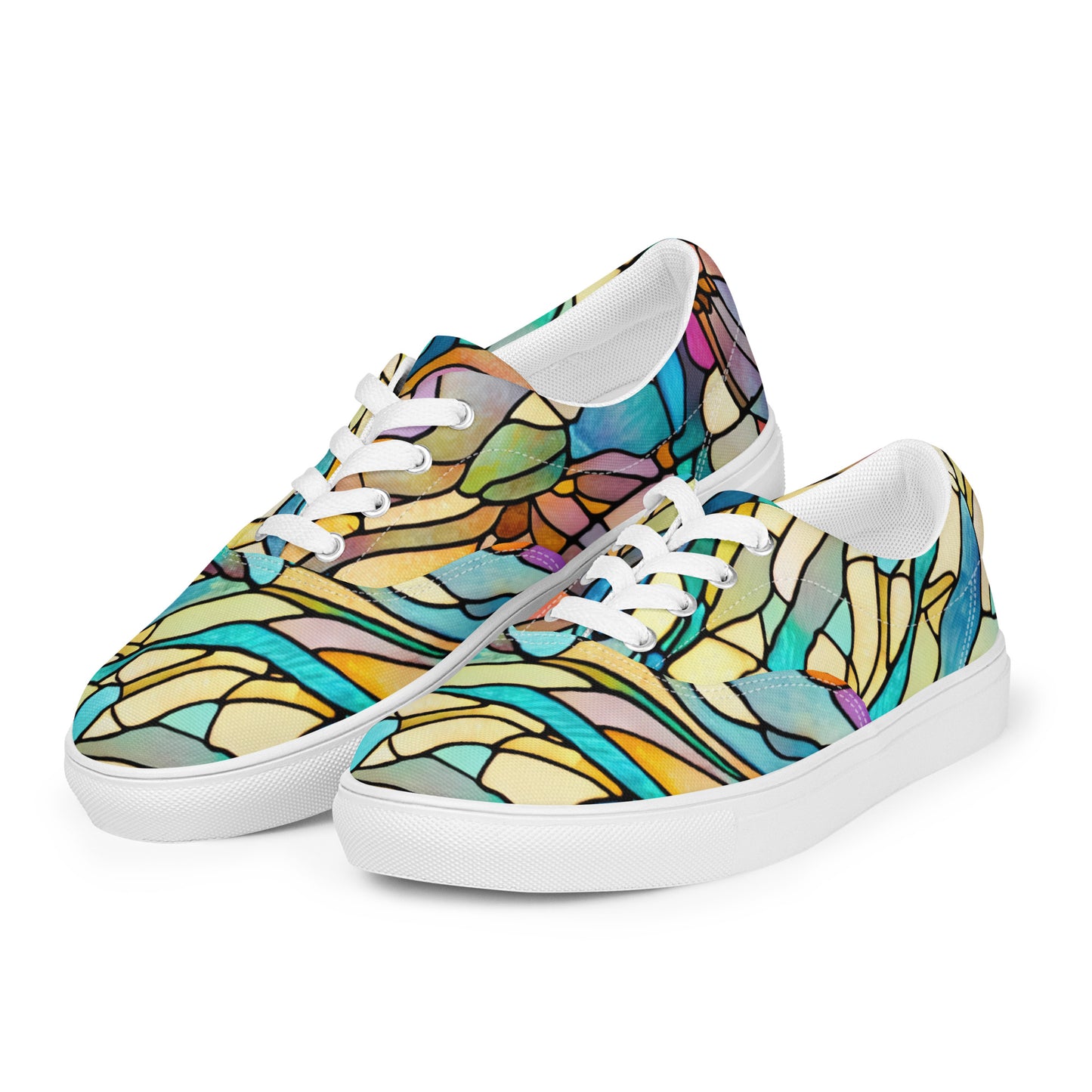 DMV 0167 Boho Women’s lace-up canvas shoes