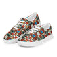 DMV 0410 Geo Boho Women’s lace-up canvas shoes