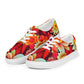 DMV 0419 Floral Women’s lace-up canvas shoes