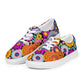 DMV 0667 Floral Women’s lace-up canvas shoes