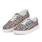 DMV 2086 Geo Boho Women’s lace-up canvas shoes