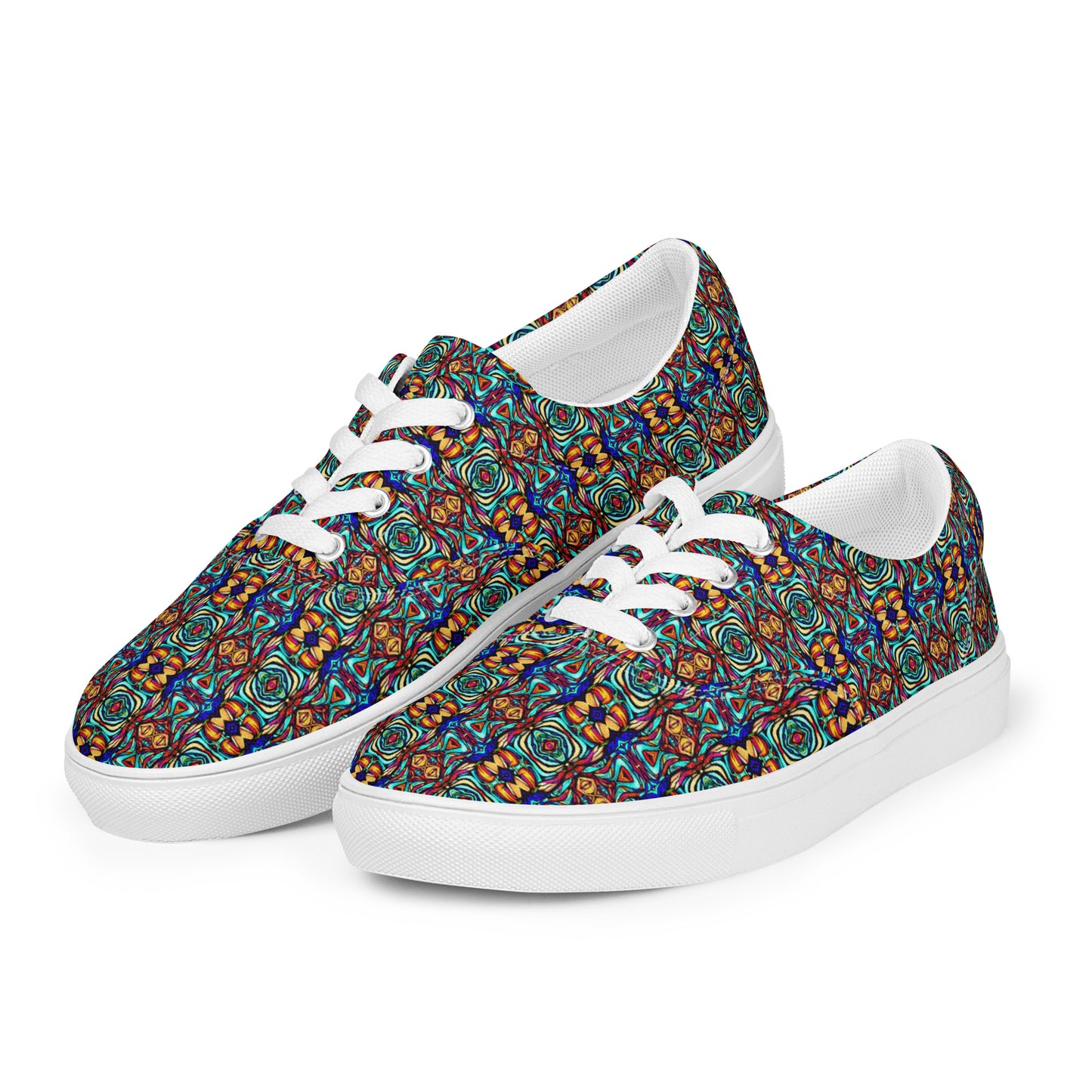 DMV 2122 Psy Artsy Women’s lace-up canvas shoes