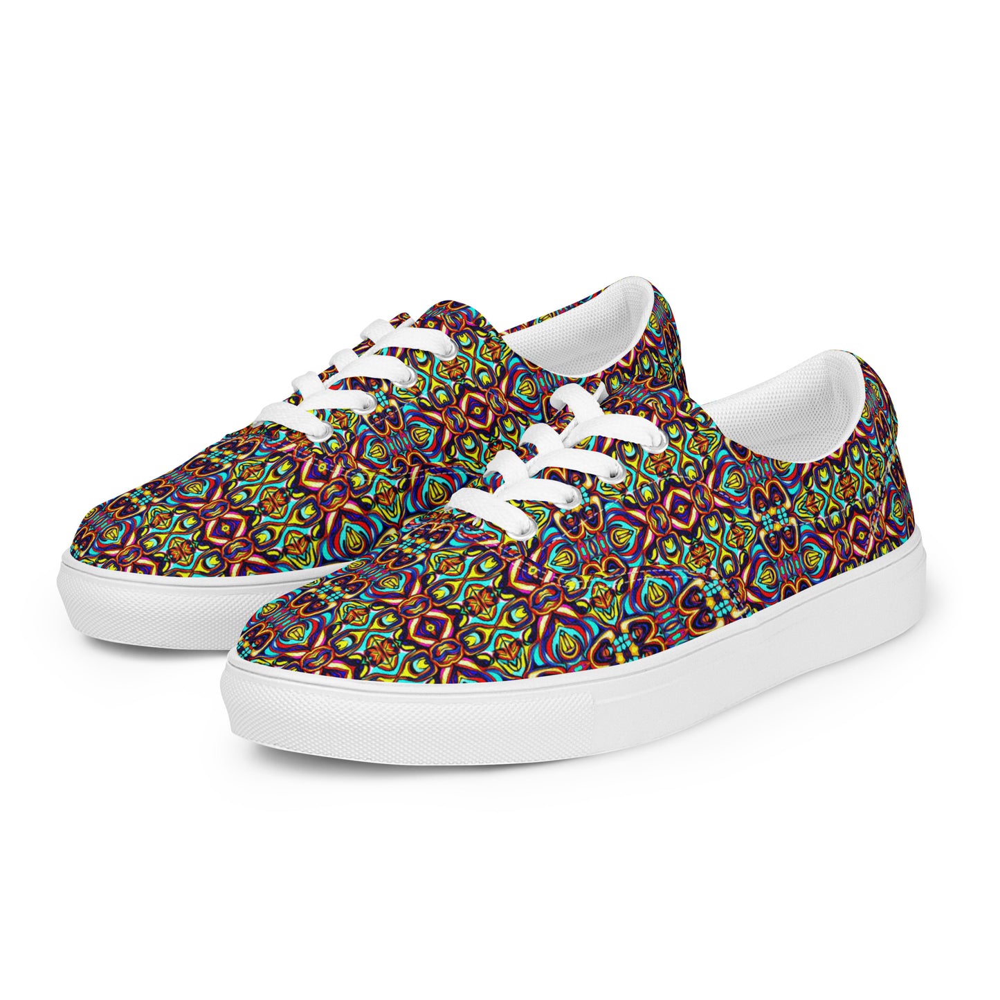 DMV 0118 Psy Artsy Women’s lace-up canvas shoes