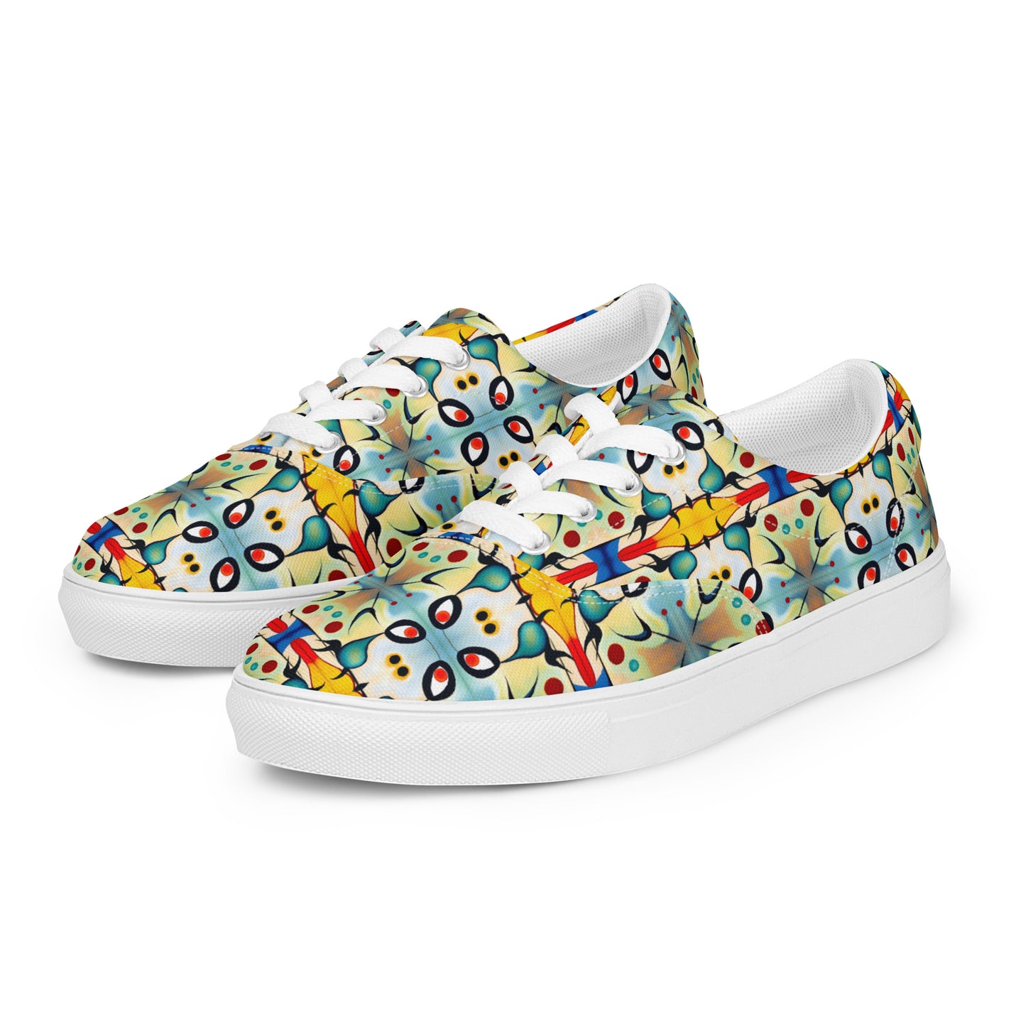 DMV 0102 Vintage Artsy Women’s lace-up canvas shoes