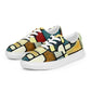 DMV 0117 Abstract Art Women’s lace-up canvas shoes