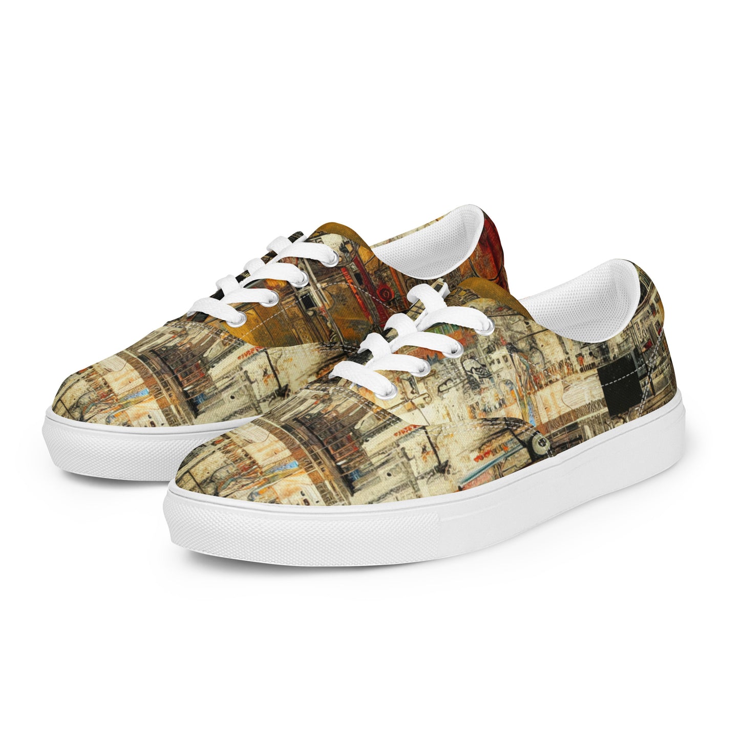 DMV 0120 Avant Garde Women’s lace-up canvas shoes