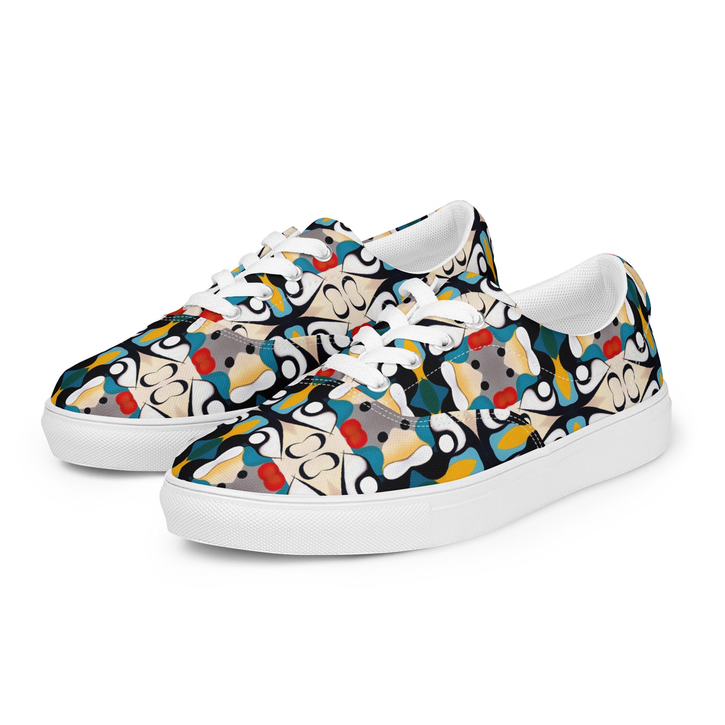 DMV 0139 Vintage Artsy Women’s lace-up canvas shoes