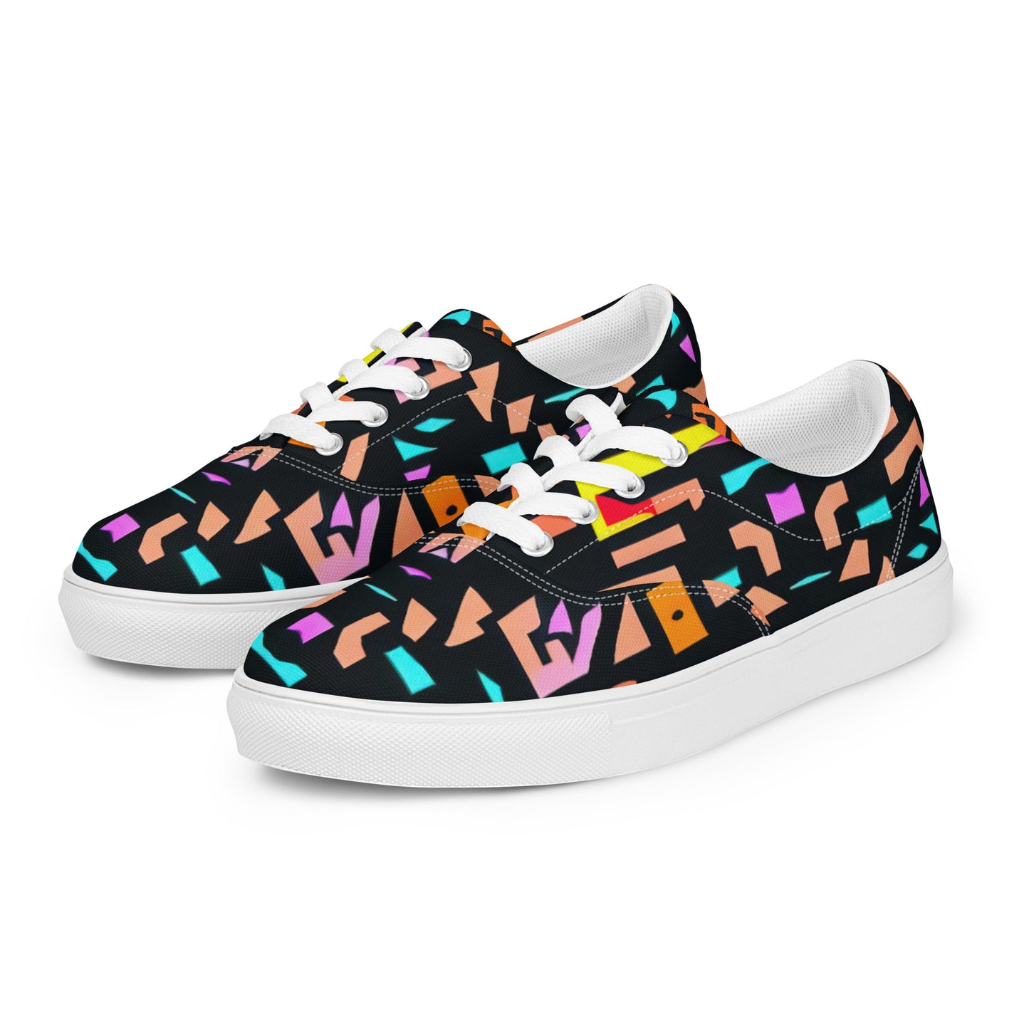 DMV 0147 Boho Women’s lace-up canvas shoes