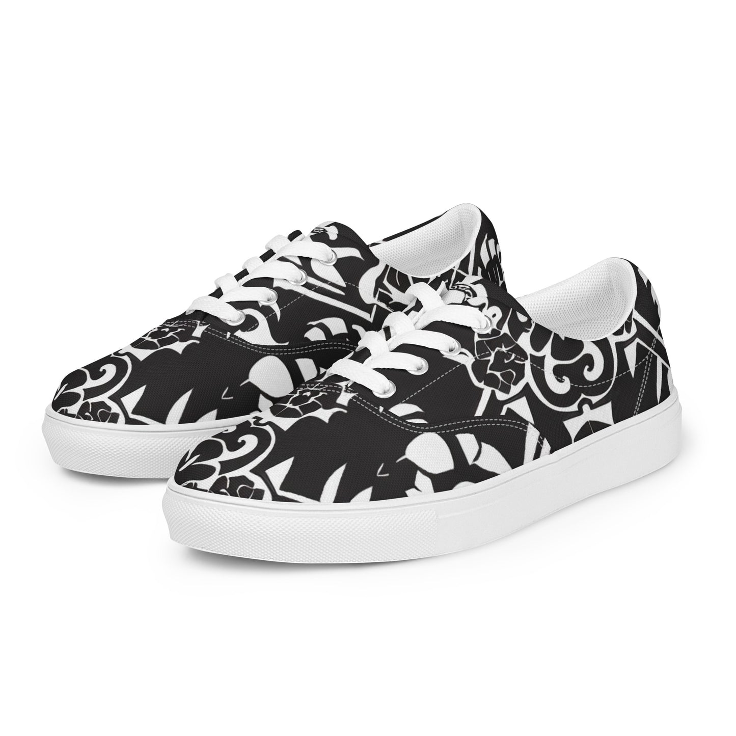 DMV 0140 Boho Women’s lace-up canvas shoes